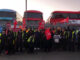 Unite bus drivers on Battersea picket line