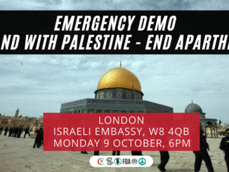 Emergency demonstration Palestine
