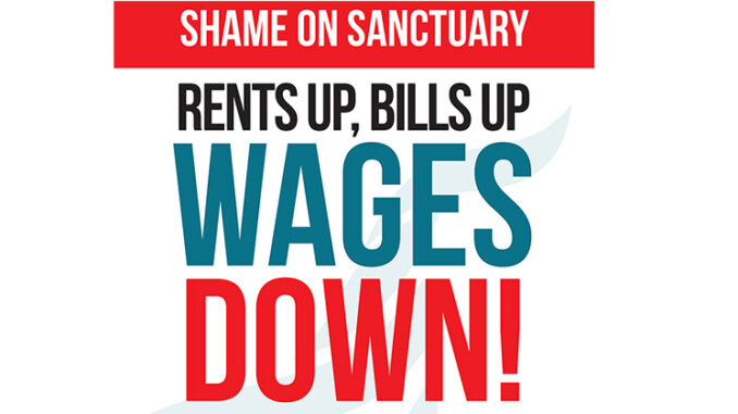 Sanctuary housing workers strike