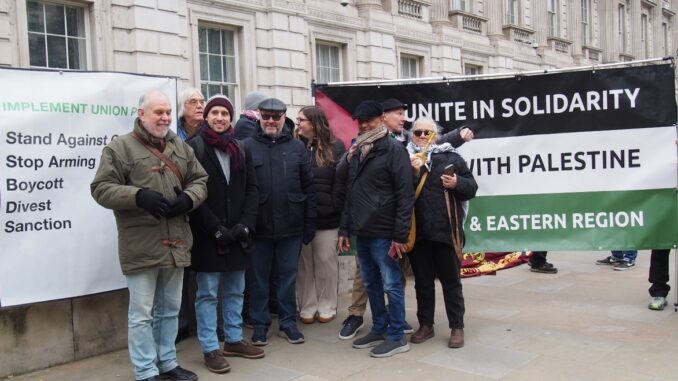 Palestine march Unite LE region