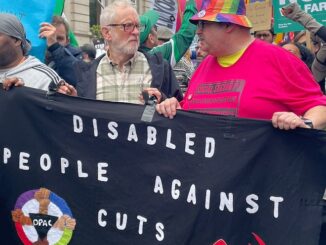 Disabled People Against the Cuts - with. Jeremy Corbyn