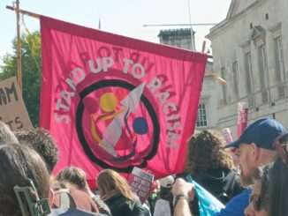 Stand Up to Racism banner