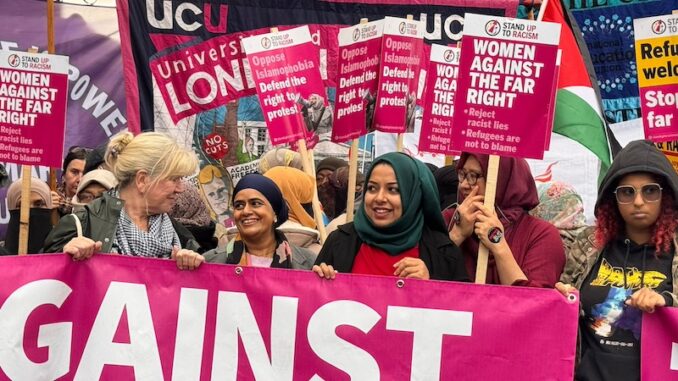 Women against the far right